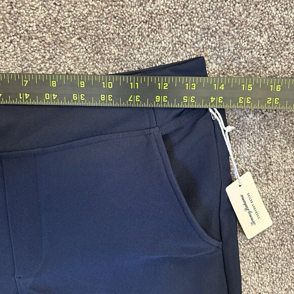 Tommy Bahama Women's Bermuda Shorts Size XS Navy Pull On Pockets 9 in Inseam NWT - Picture 8 of 14